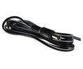 Konfektionierte DC-Stromkabel, 2.5x5.5x10.9mm Stecker - Offene Enden, Gerade, 1.8m, Schwarz